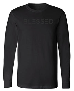 Black on Black Blessed T-Shirt