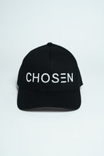Load image into Gallery viewer, Chosen - 3D Embroidered Black Fitted Cap
