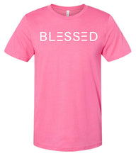Load image into Gallery viewer, Pink Blessed Breast Cancer Awareness Tshirt
