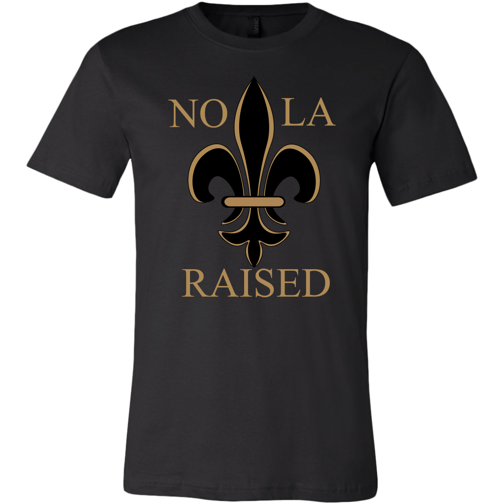 NOLA Raised Black Tshirt